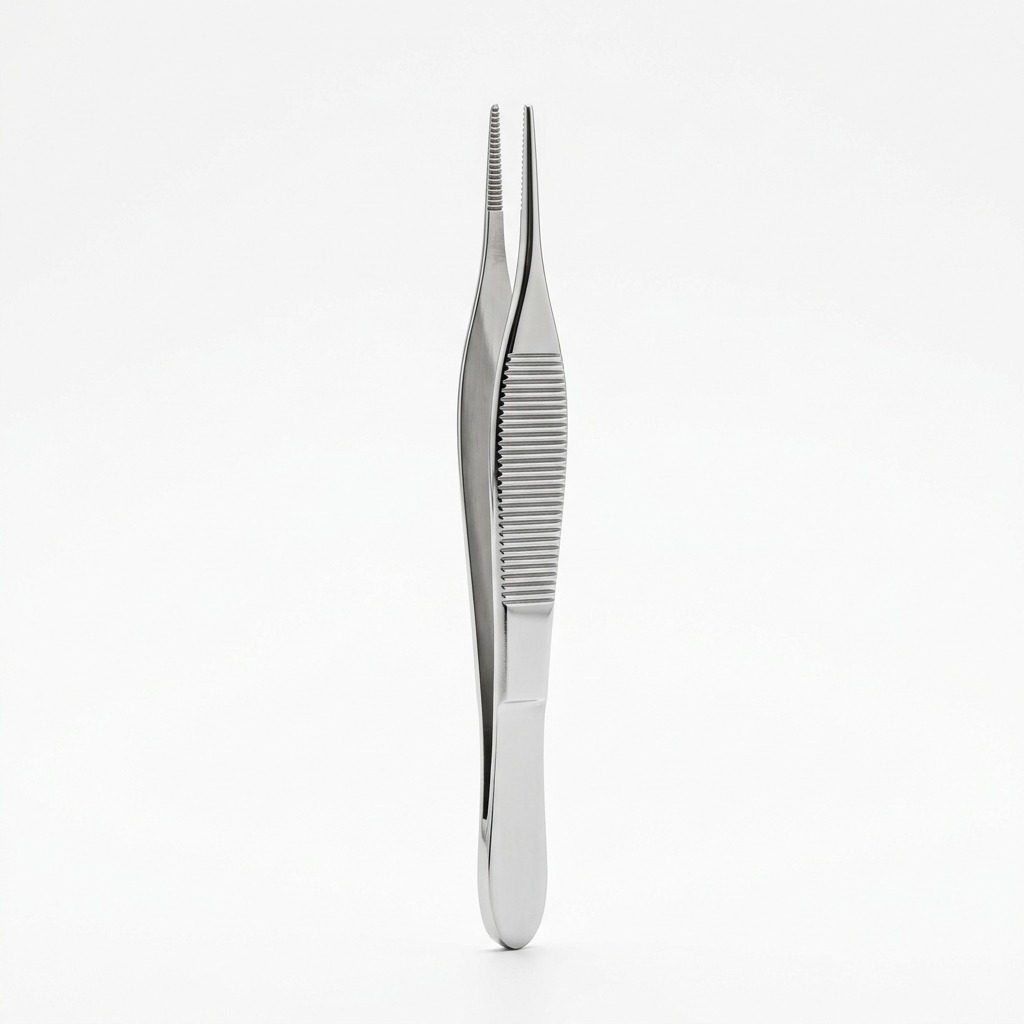 Adson Brown Tissue Forceps – 7x7 Side-Interlocking Teeth