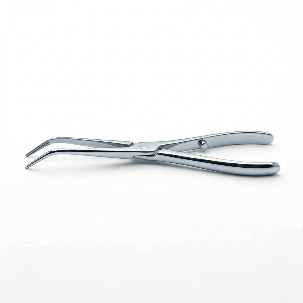 Premium College Dental Cotton Plier – Lock / Non-Locking