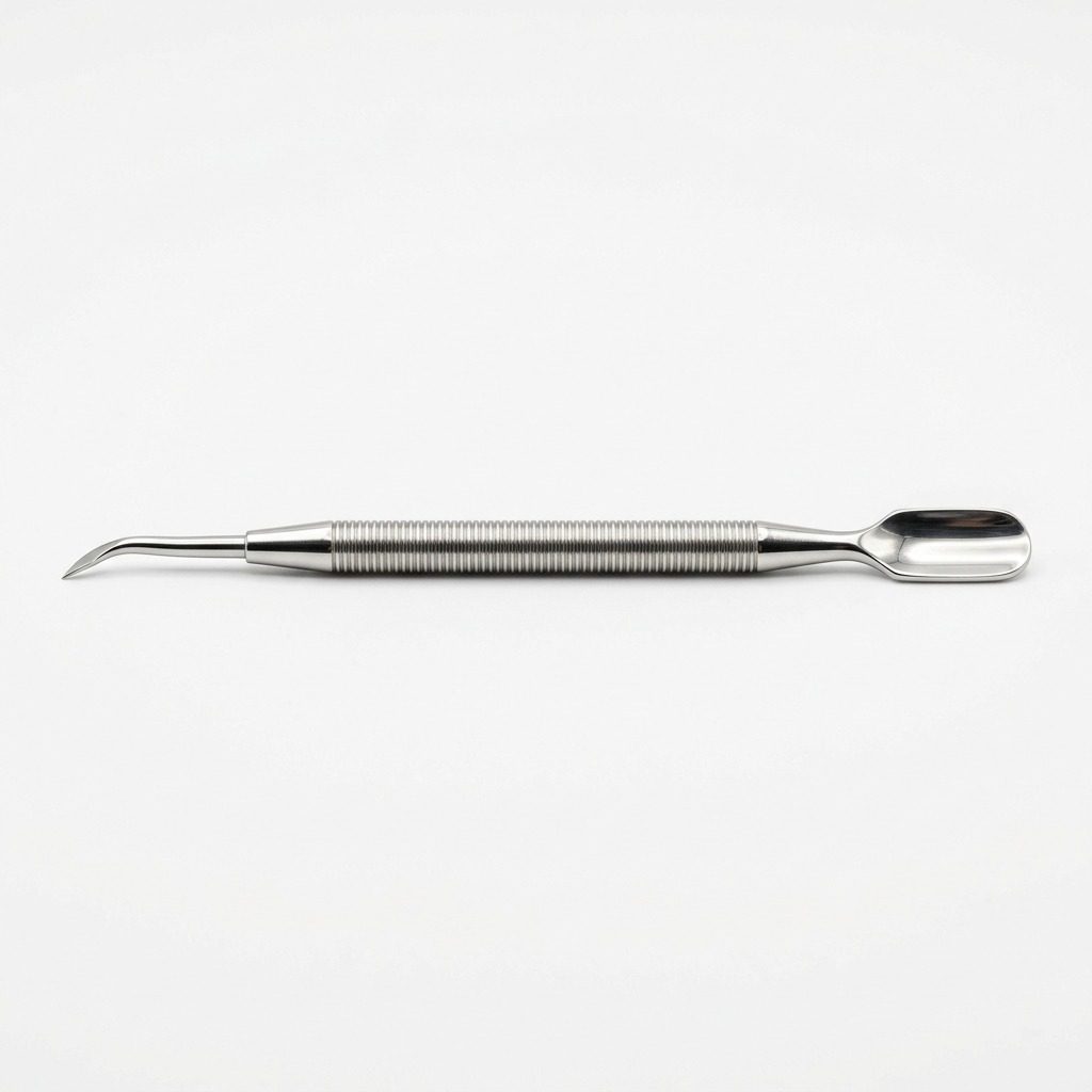 Double-Ended Cuticle Pusher and Nail Cleaner